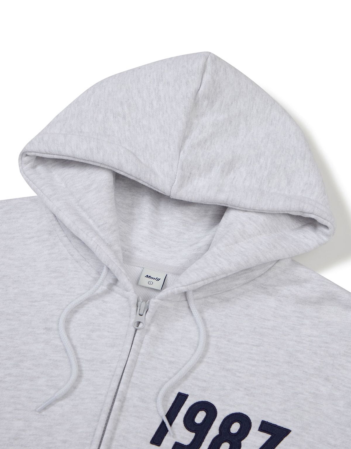 엠엠엘지(MMLG) [Mmlg] 19MG HOOD ZIPUP (ASH GREY)