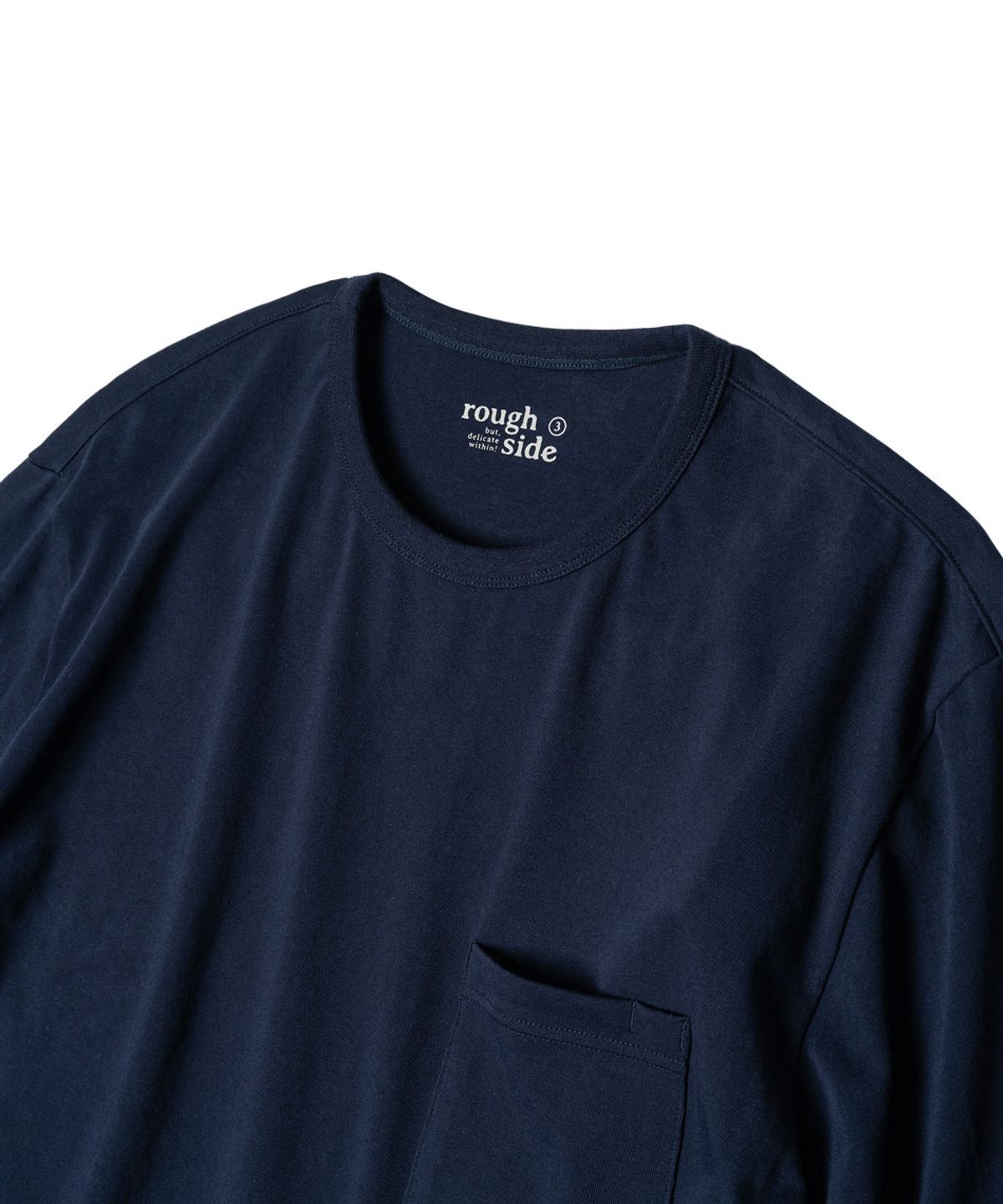 러프사이드(ROUGHSIDE) Primary 1/2 Sleeve Dark Navy