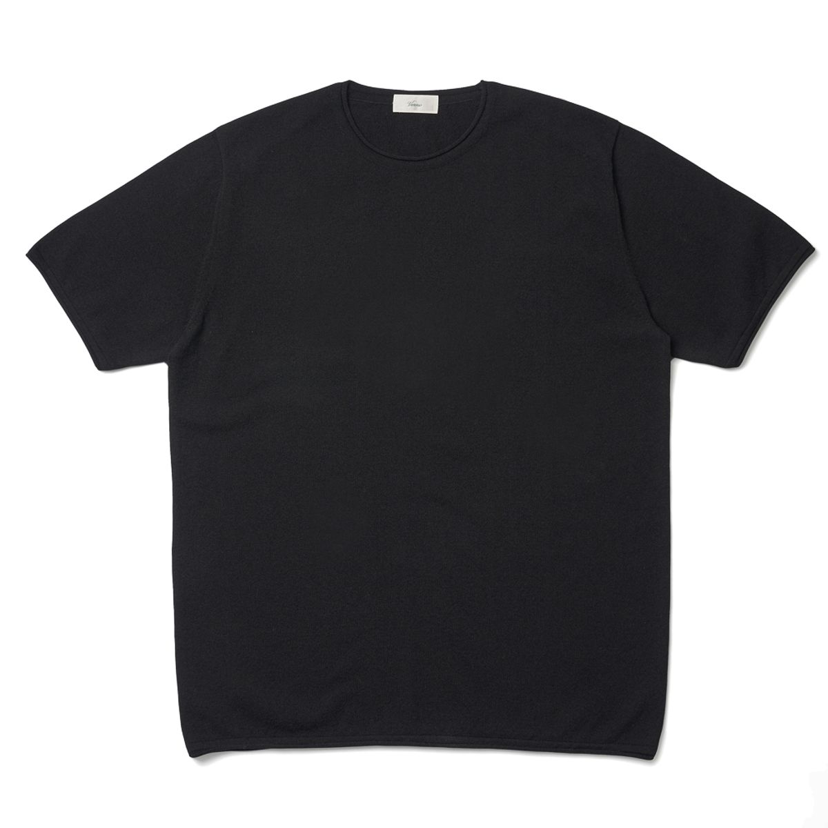 베르노(VERNO) Boucle Crew-neck Knit Black