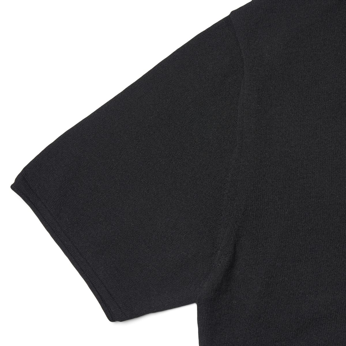 베르노(VERNO) Boucle Crew-neck Knit Black