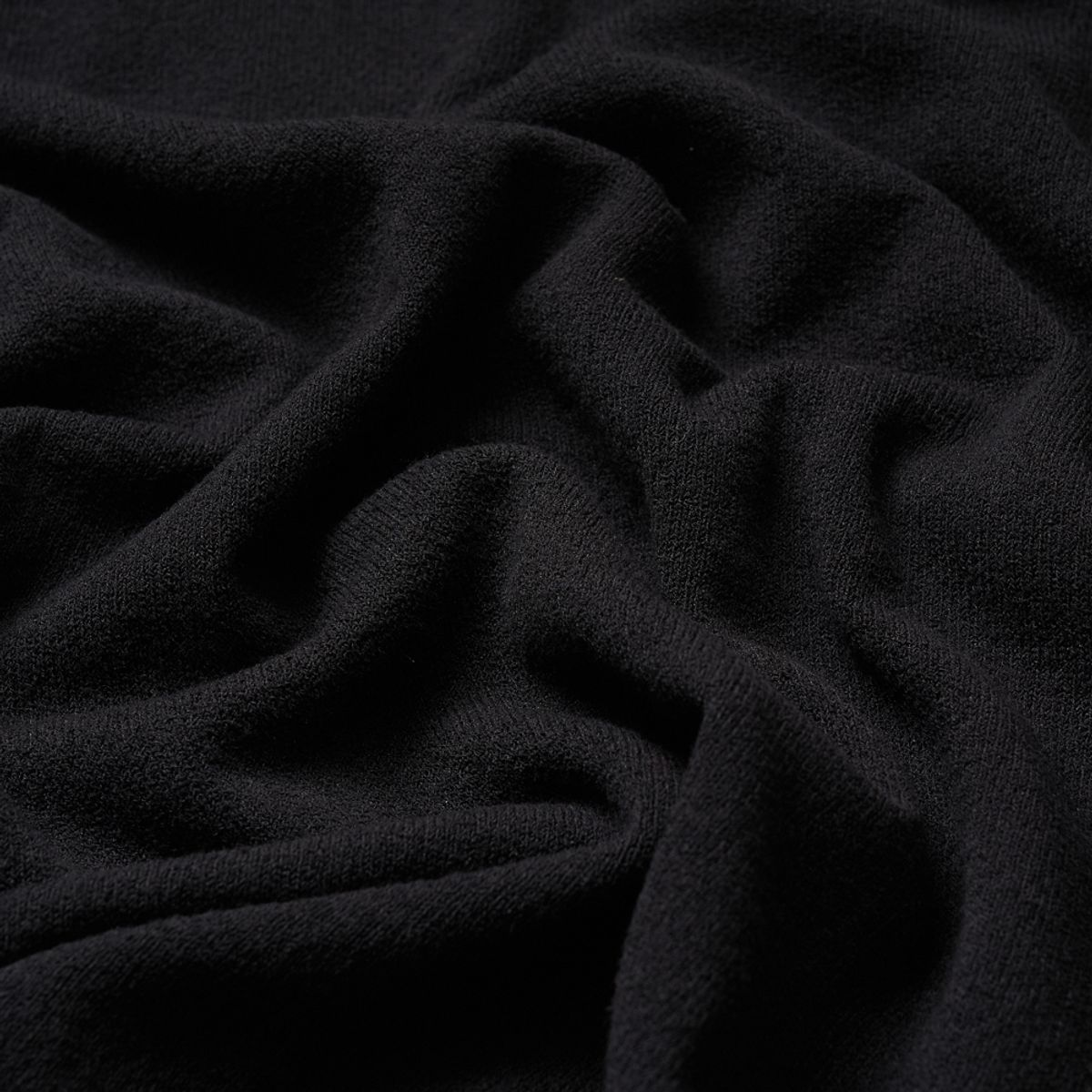 베르노(VERNO) Boucle Crew-neck Knit Black
