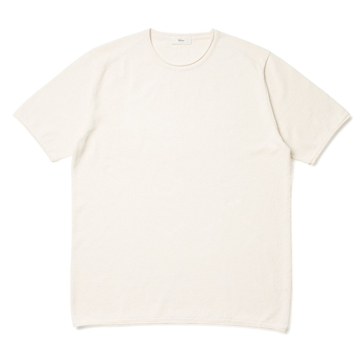 베르노(VERNO) Boucle Crew-neck Knit Ivory