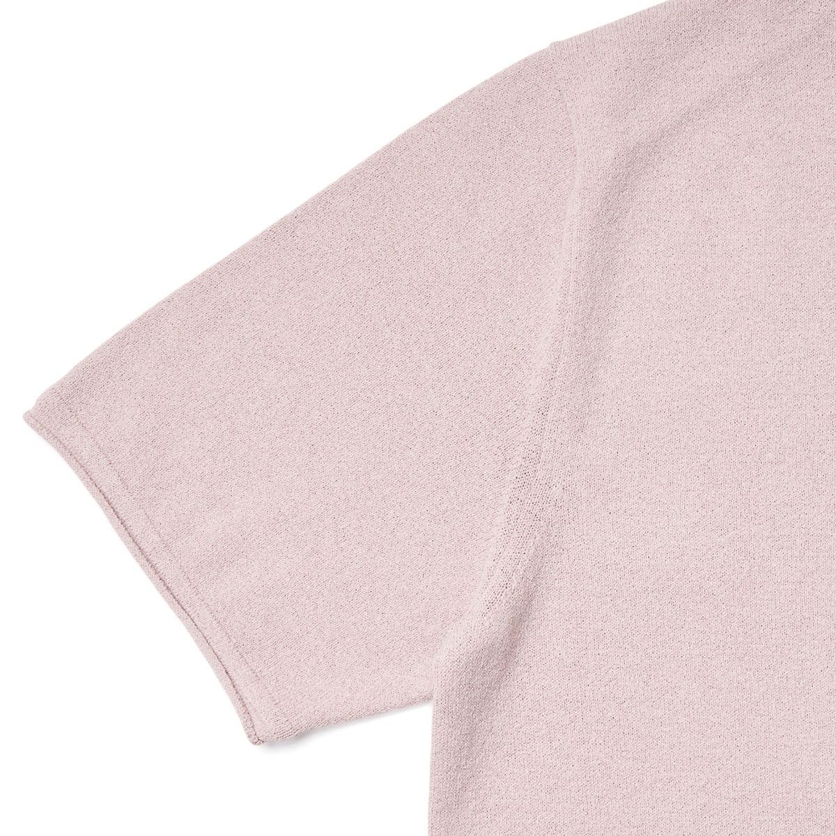 베르노(VERNO) Boucle Crew-neck Knit Pink
