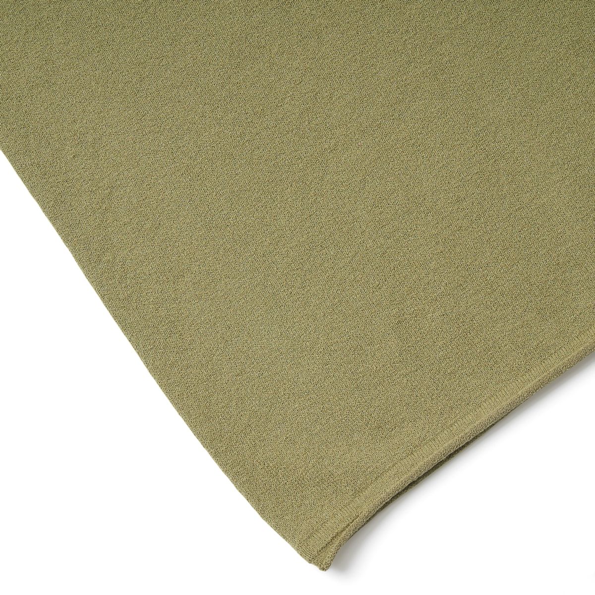 베르노(VERNO) Boucle Crew-neck Knit Olive Green