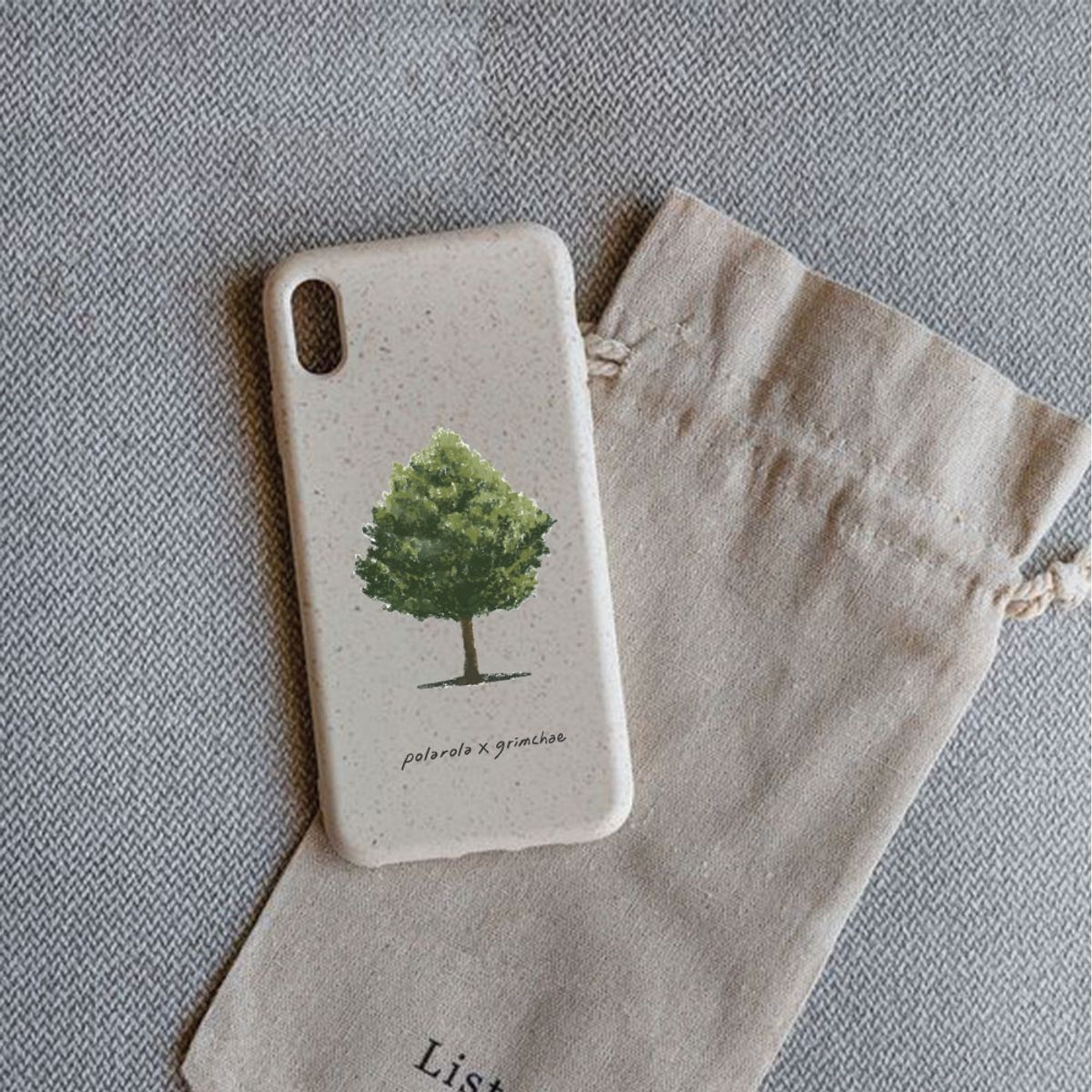 폴라올라(POLAROLA) 밀짚성분으로 유래한 폰케이스 Tree