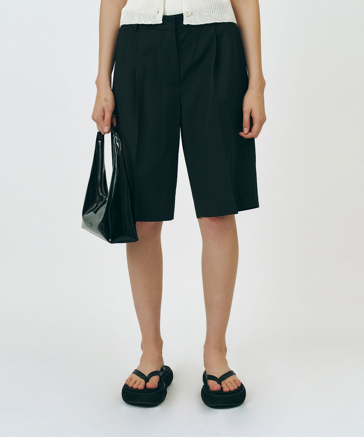 그로브(GROVE) 22SUMMER RICKER PANTS [2COLOR]
