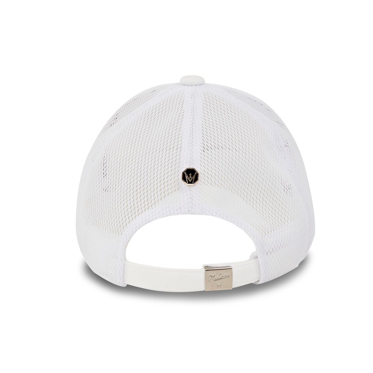 미스페라(MEASPHERA) LOGO PATCH TRUCKER CAP WHITE