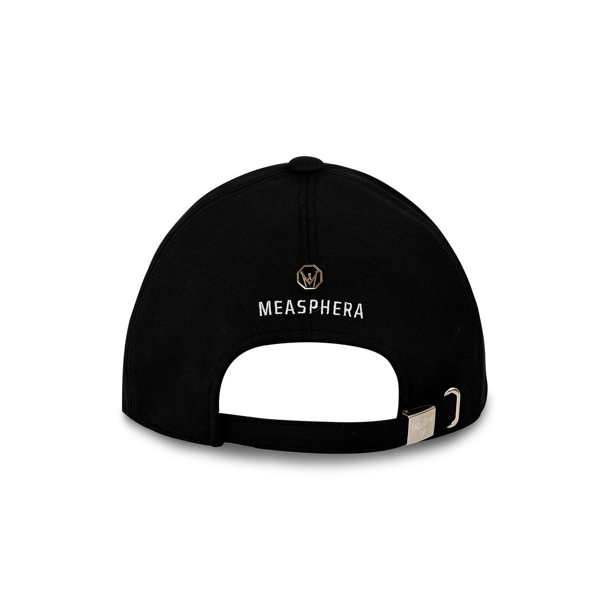 미스페라(MEASPHERA) SINGLE-EMBROIDERED BALL CAP BLACK