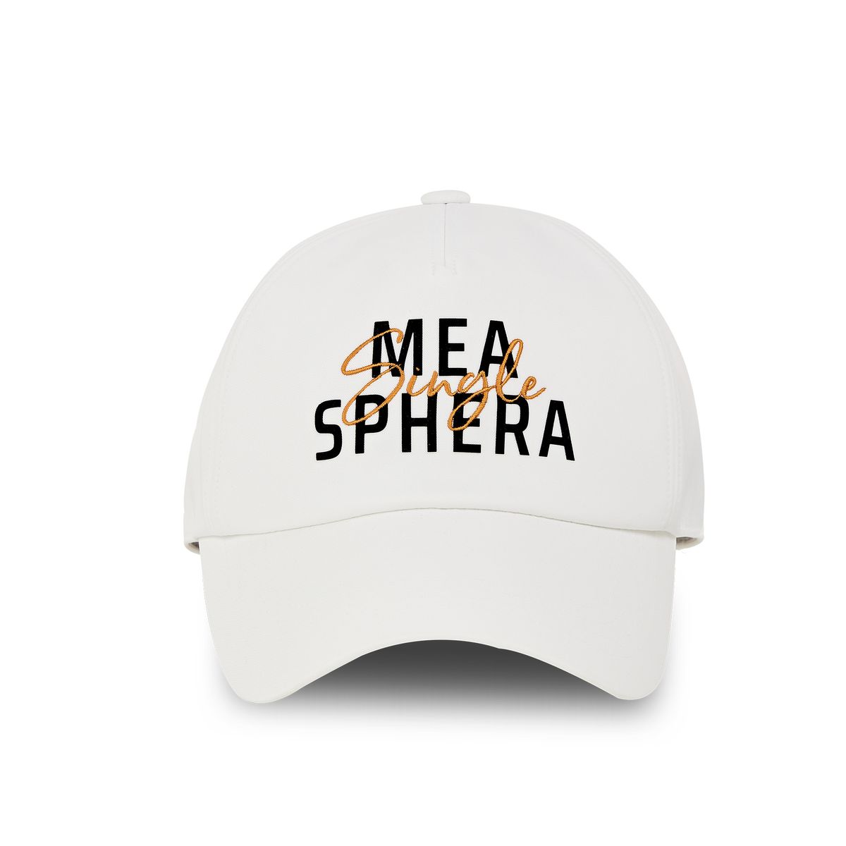 미스페라(MEASPHERA) SINGLE-EMBROIDERED BALL CAP WHITE