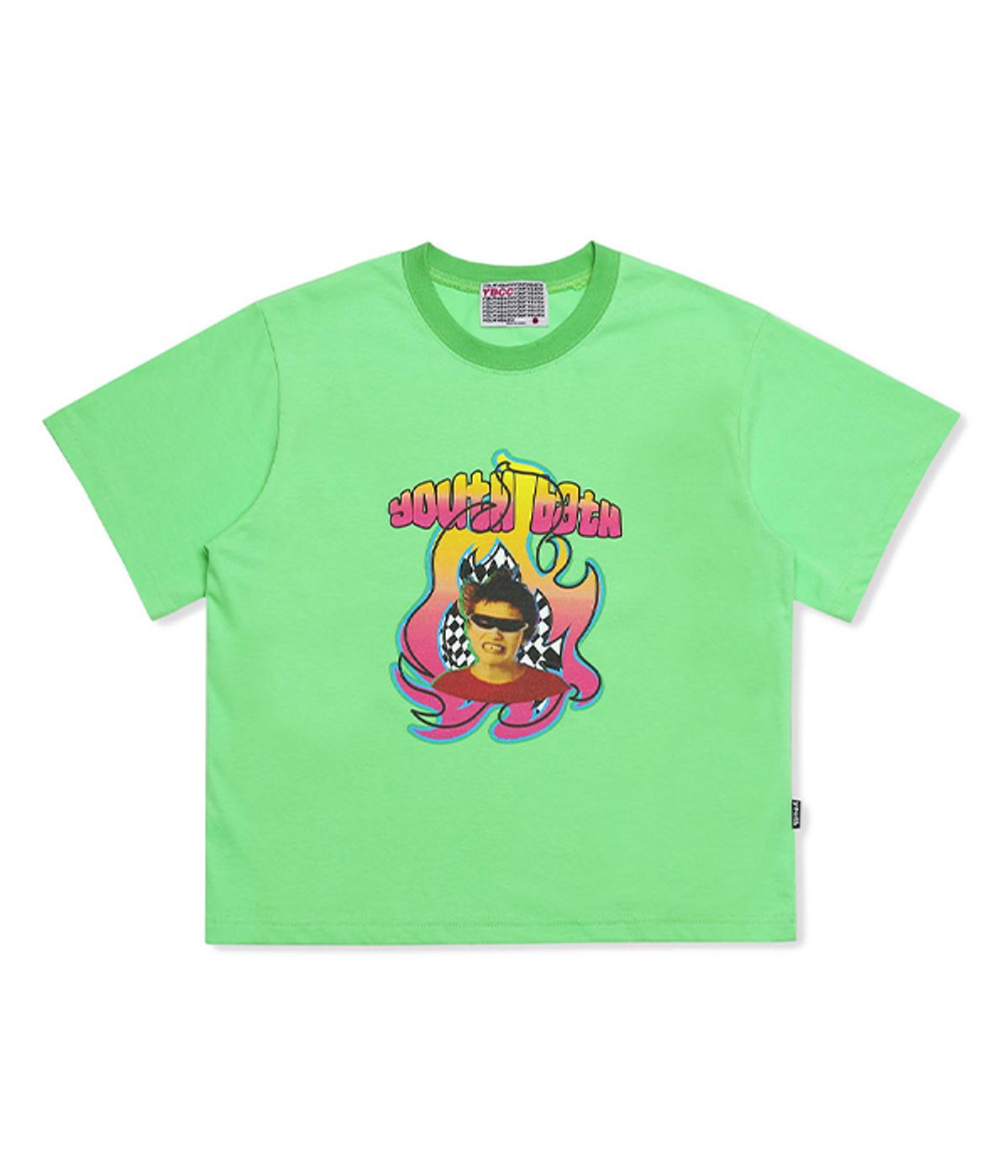 유쓰배쓰(YOUTHBATH) PUNK BOY T-SHIRT_GREEN
