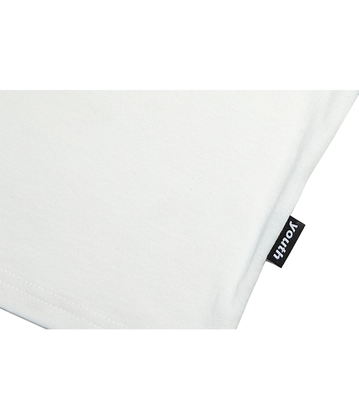 유쓰배쓰(YOUTHBATH) FIRE SOUND CROP T-SHIRT_WHITE