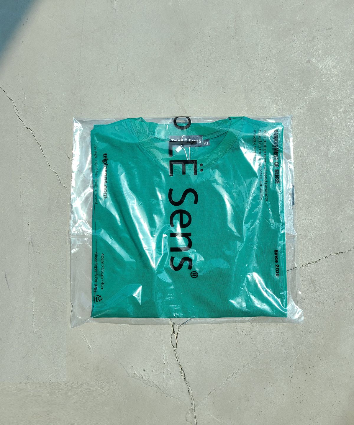 트립르센스(TRIP LE SENS) 팝컬러 실켓 코튼 티셔츠_FOREST GREEN