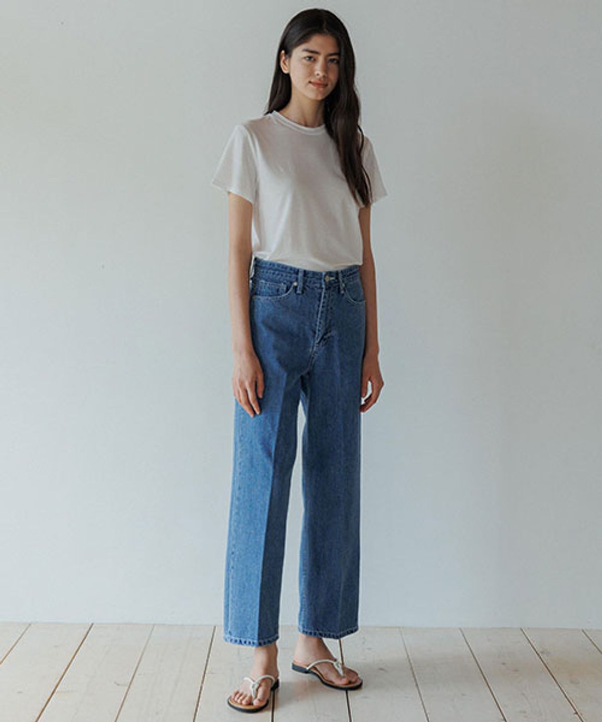 링서울(LINGSEOUL) tencel blended round top-white