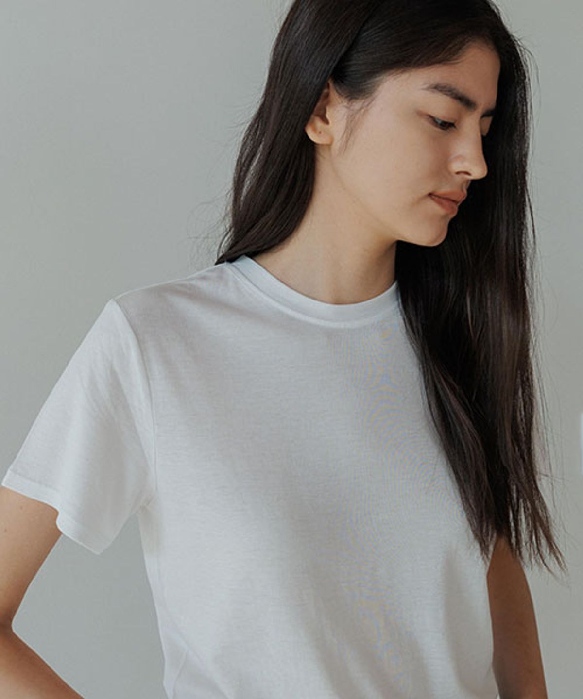 링서울(LINGSEOUL) tencel blended round top-white
