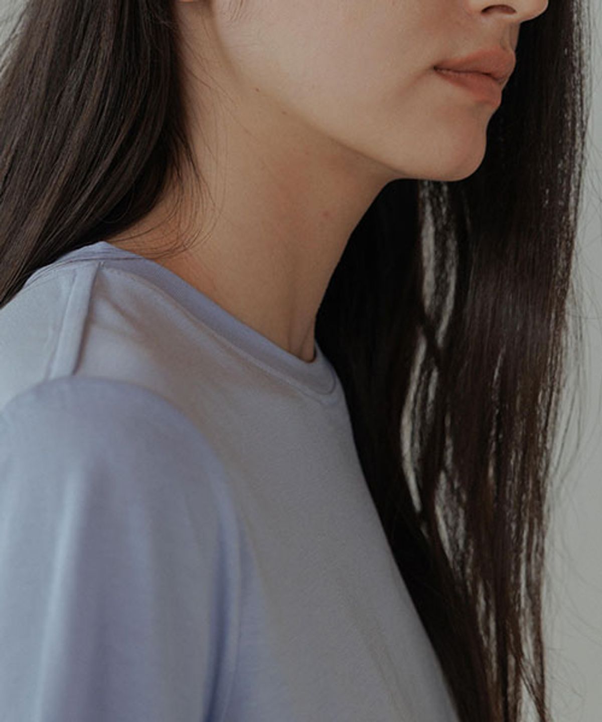 링서울(LINGSEOUL) tencel blended round top-blue