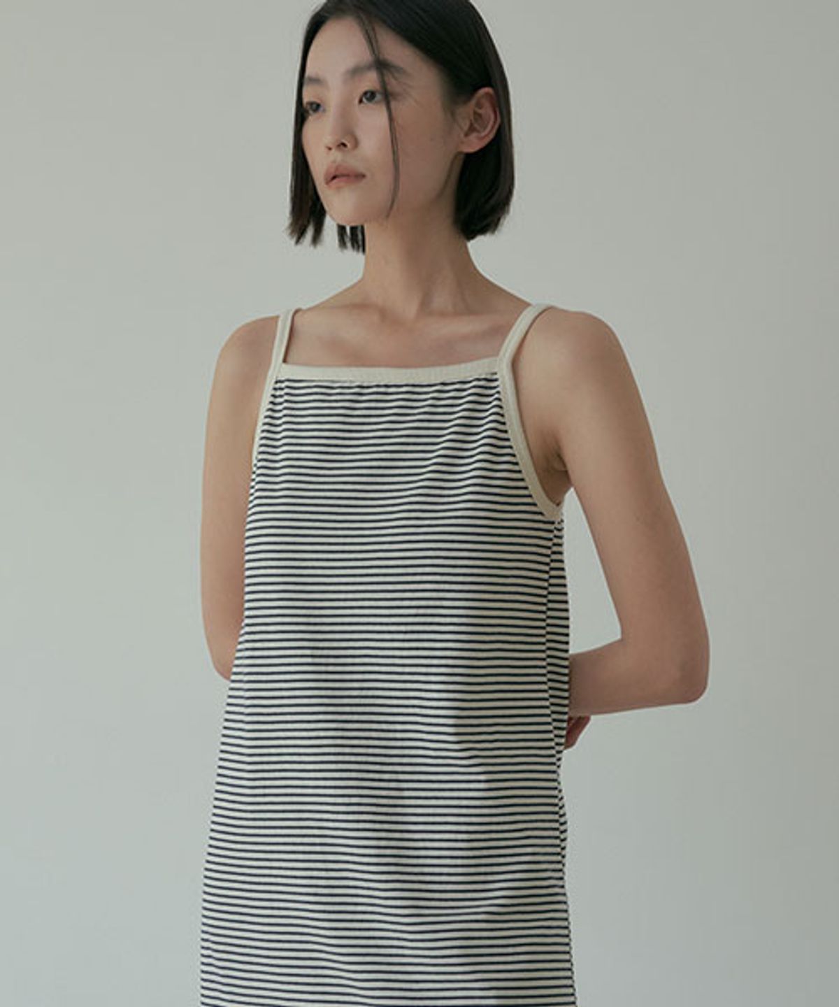 링서울(LINGSEOUL) [기장선택] sleeveless stripe dress-(medium, long)