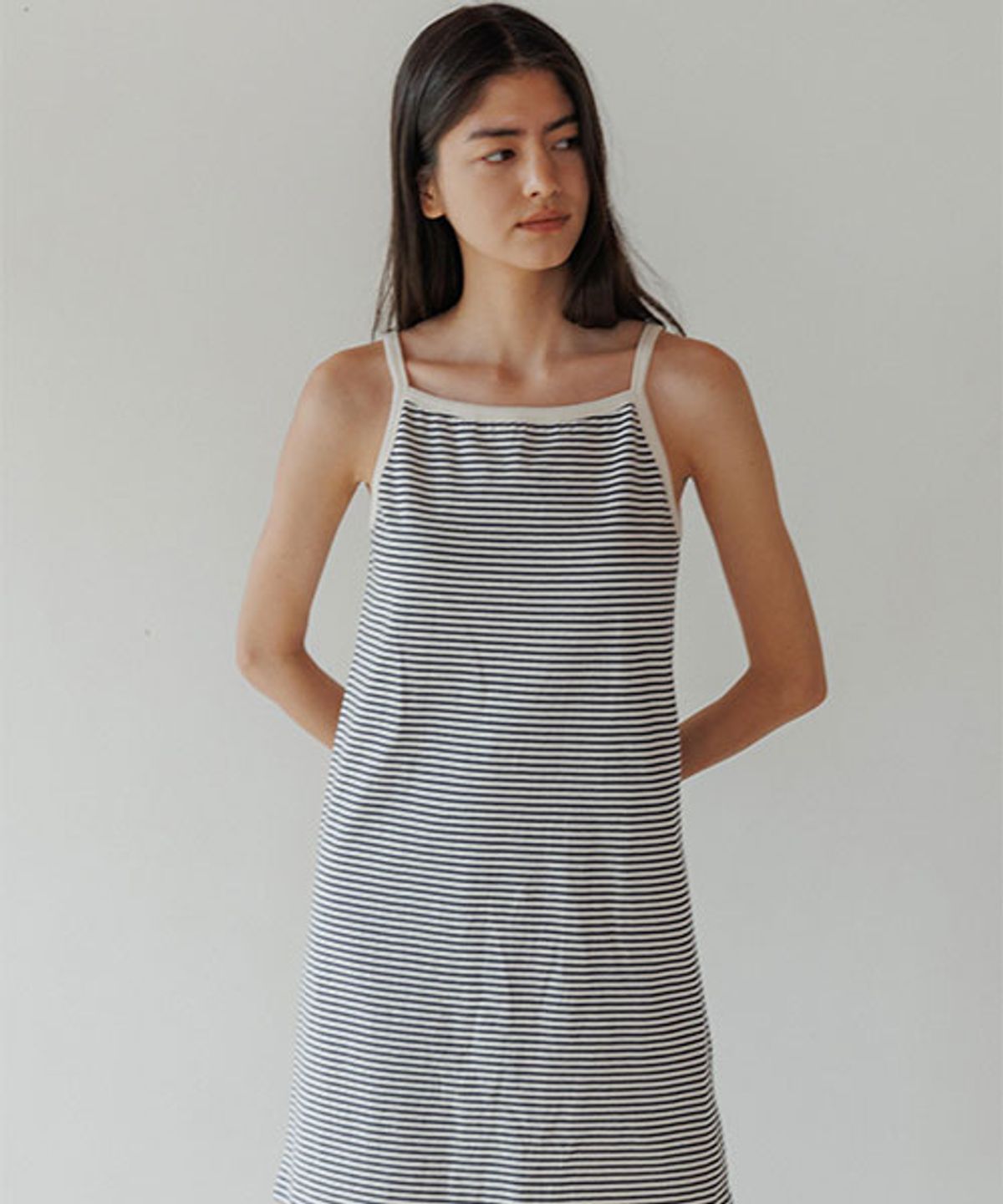 링서울(LINGSEOUL) [기장선택] sleeveless stripe dress-(medium, long)