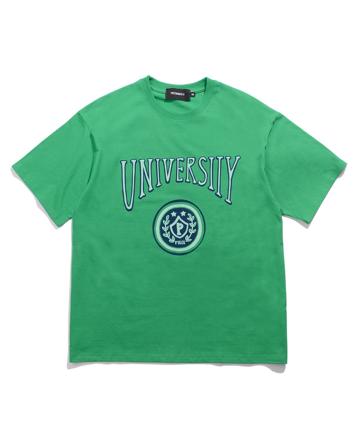 피스메이커(PIECE MAKER) VTG UNIVERSITY TEE (GREEN)