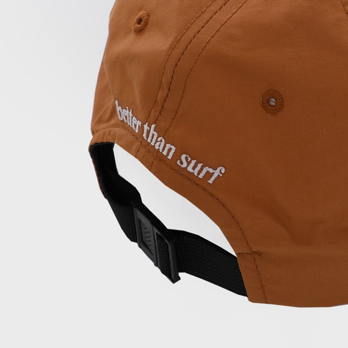 배러댄서프(BETTER THAN SURF) Smile Logo Beach Cap - Brown