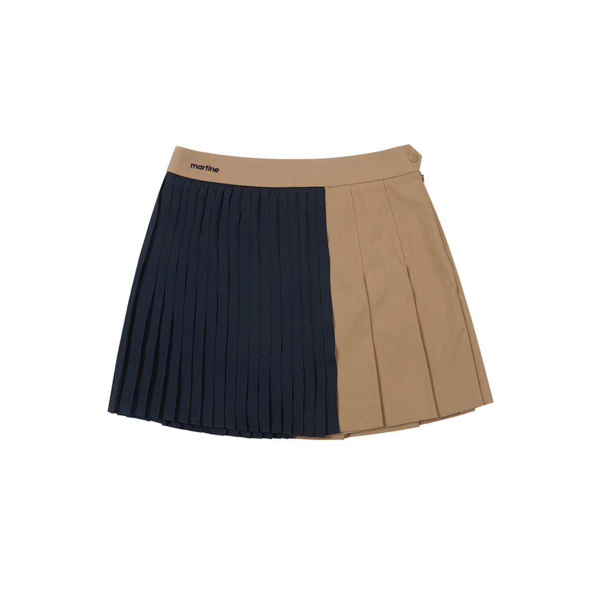 마틴골프(MARTINE GOLF) Chiffon Pleats Skirt_Navy
