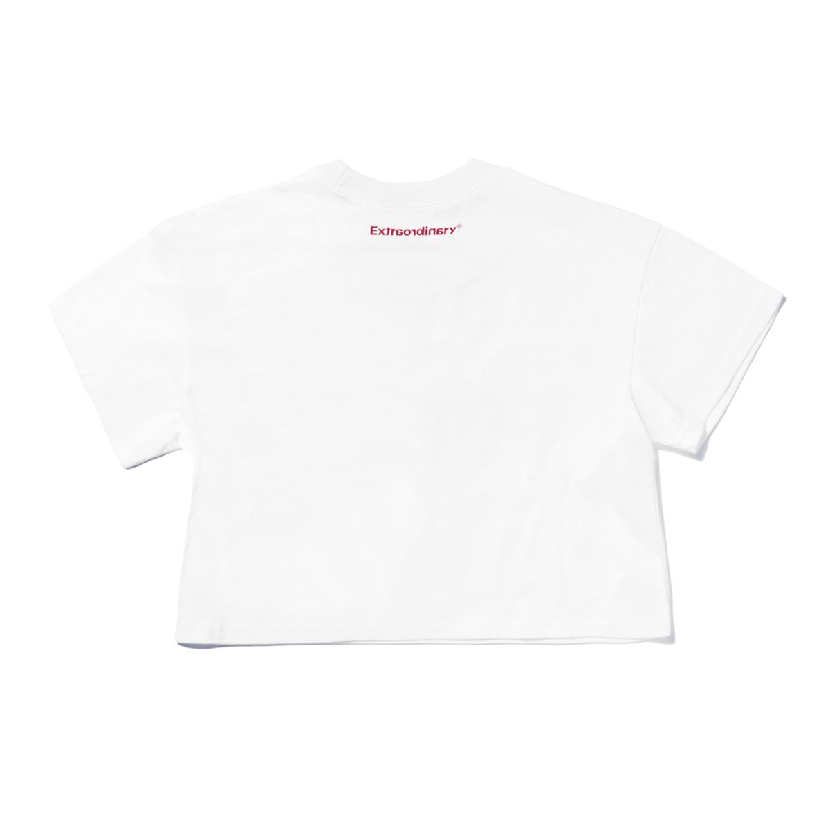 엑스트라오디너리(EXTRAORDINARY) NUMERO UNO CROP TEE WHITE
