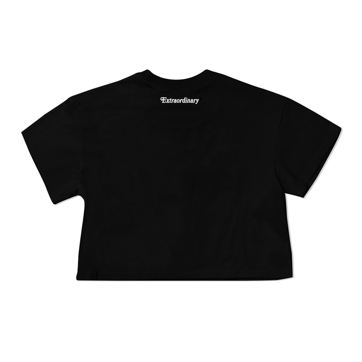 엑스트라오디너리(EXTRAORDINARY) B.S.C TEE CROP BLACK