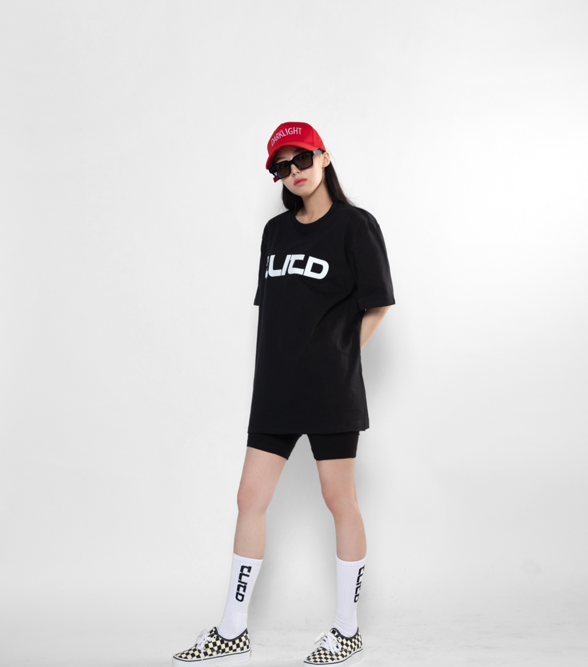 다크라이트(DARKLIGHT) TLITD BASIC LOGO SOCKS