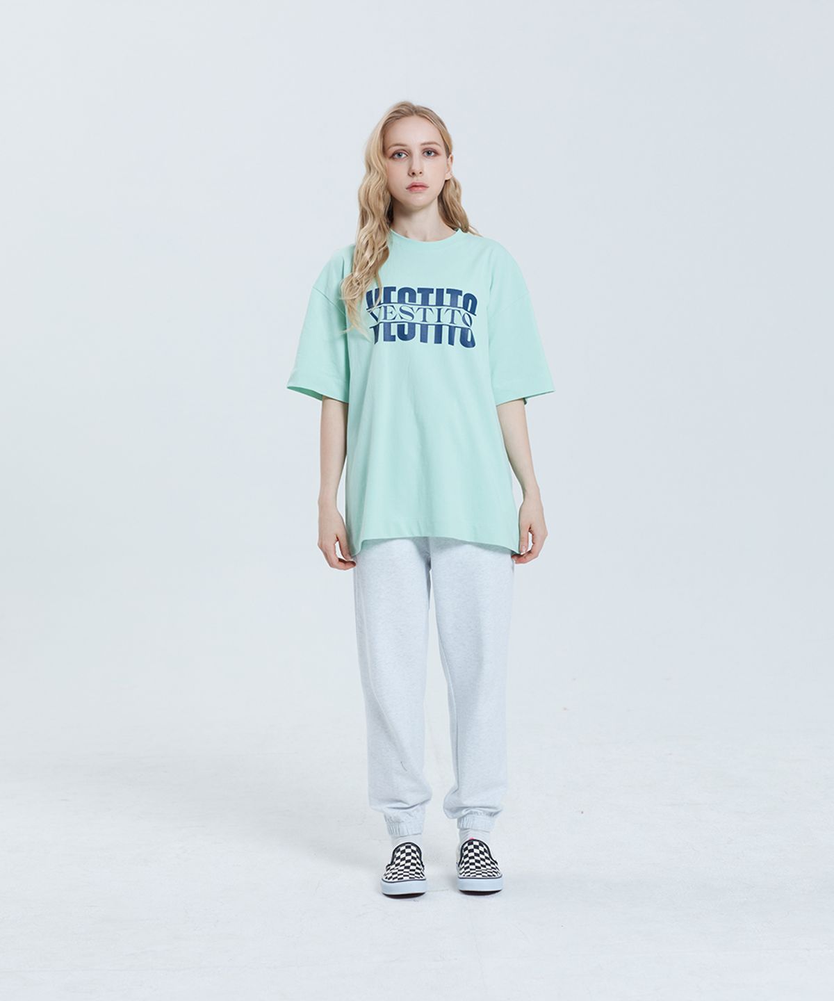 베스띠또(VESTITO) DOPPIO GRANDE LOGO TS(더블 빅 로고 티셔츠)