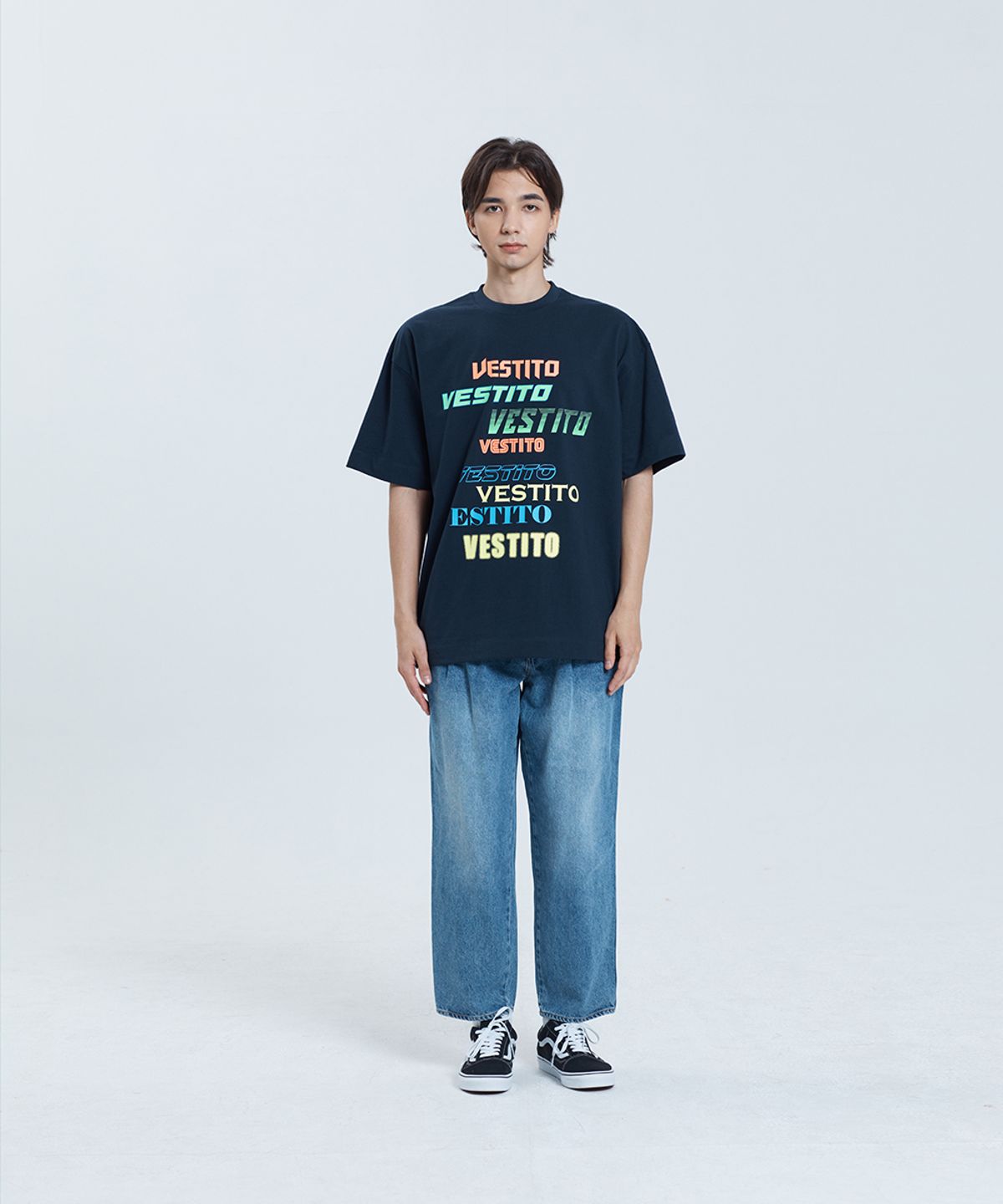 베스띠또(VESTITO) RIPETUTO LOGO TS (반복로고 티셔츠)
