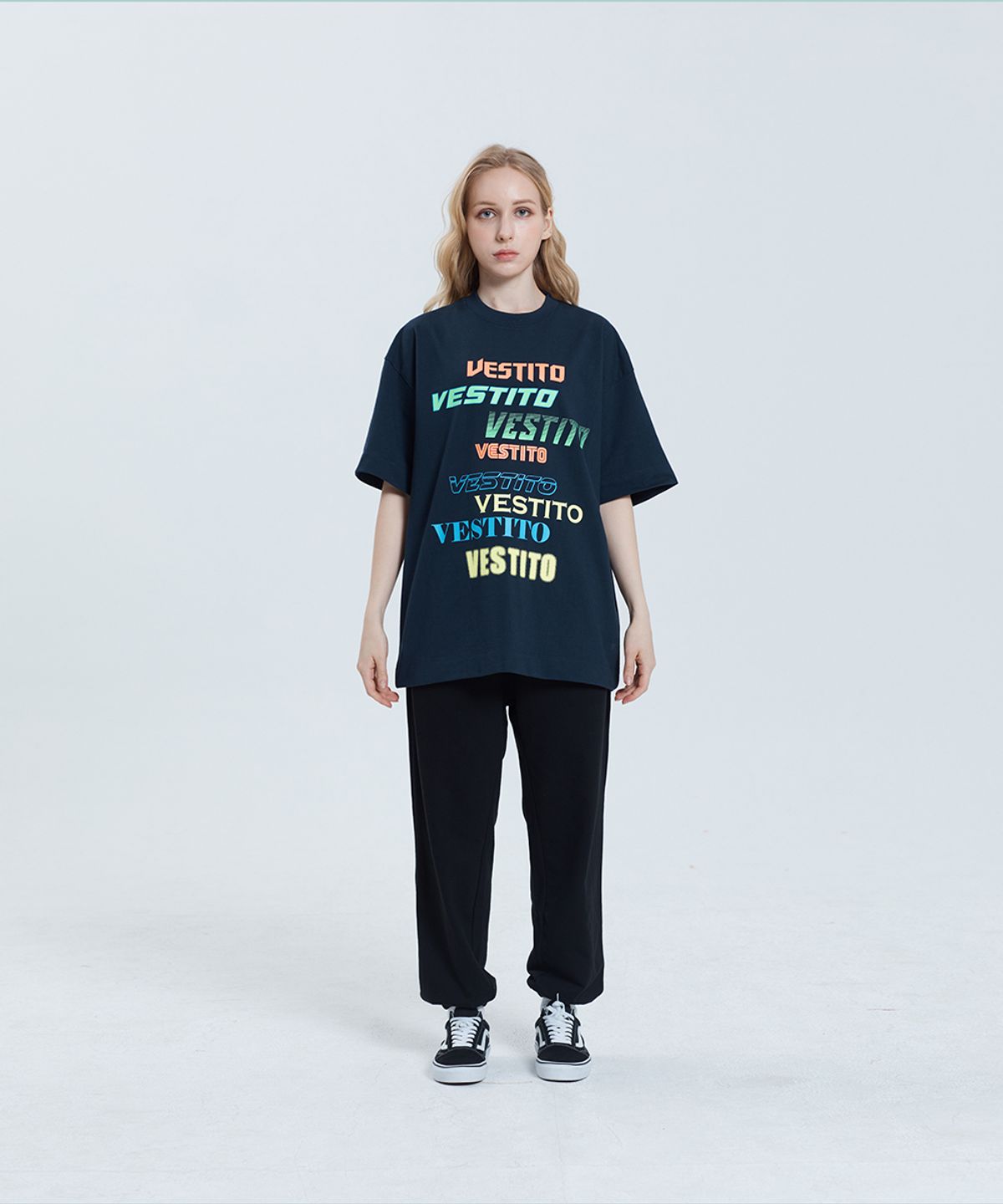 베스띠또(VESTITO) RIPETUTO LOGO TS (반복로고 티셔츠)