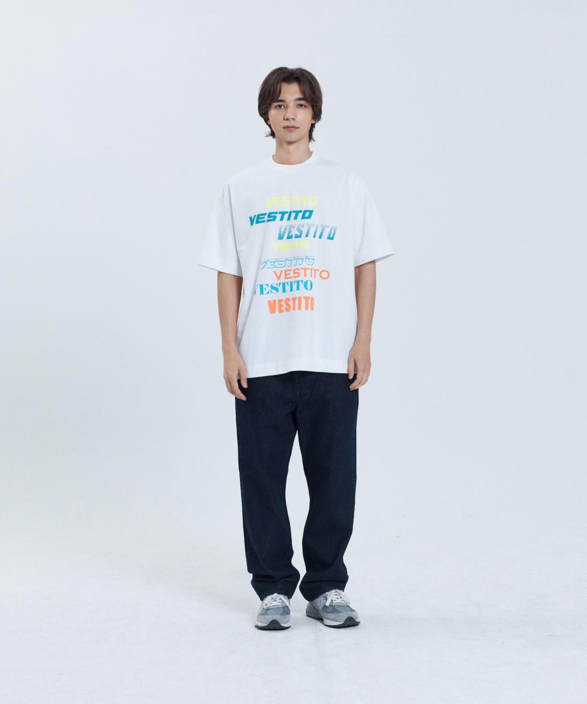 베스띠또(VESTITO) RIPETUTO LOGO TS (반복로고 티셔츠)