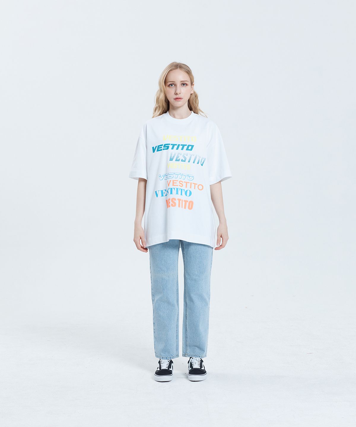 베스띠또(VESTITO) RIPETUTO LOGO TS (반복로고 티셔츠)