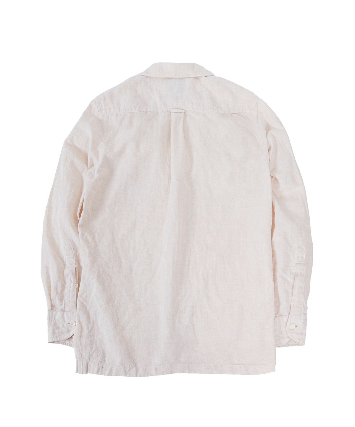 프로드셔츠(PRODESHIRT) [세미오버] 쿠반 오픈카라 린넨 셔츠 (샌드)