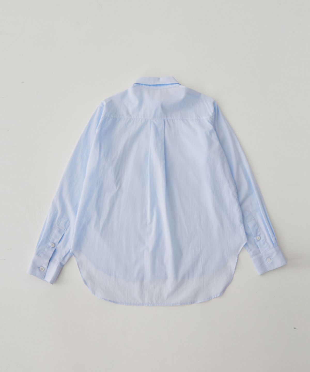 레이디 볼륨(LADY VOLUME) BASIC LOGO PLAY SHIRT_LIGHT BLUE