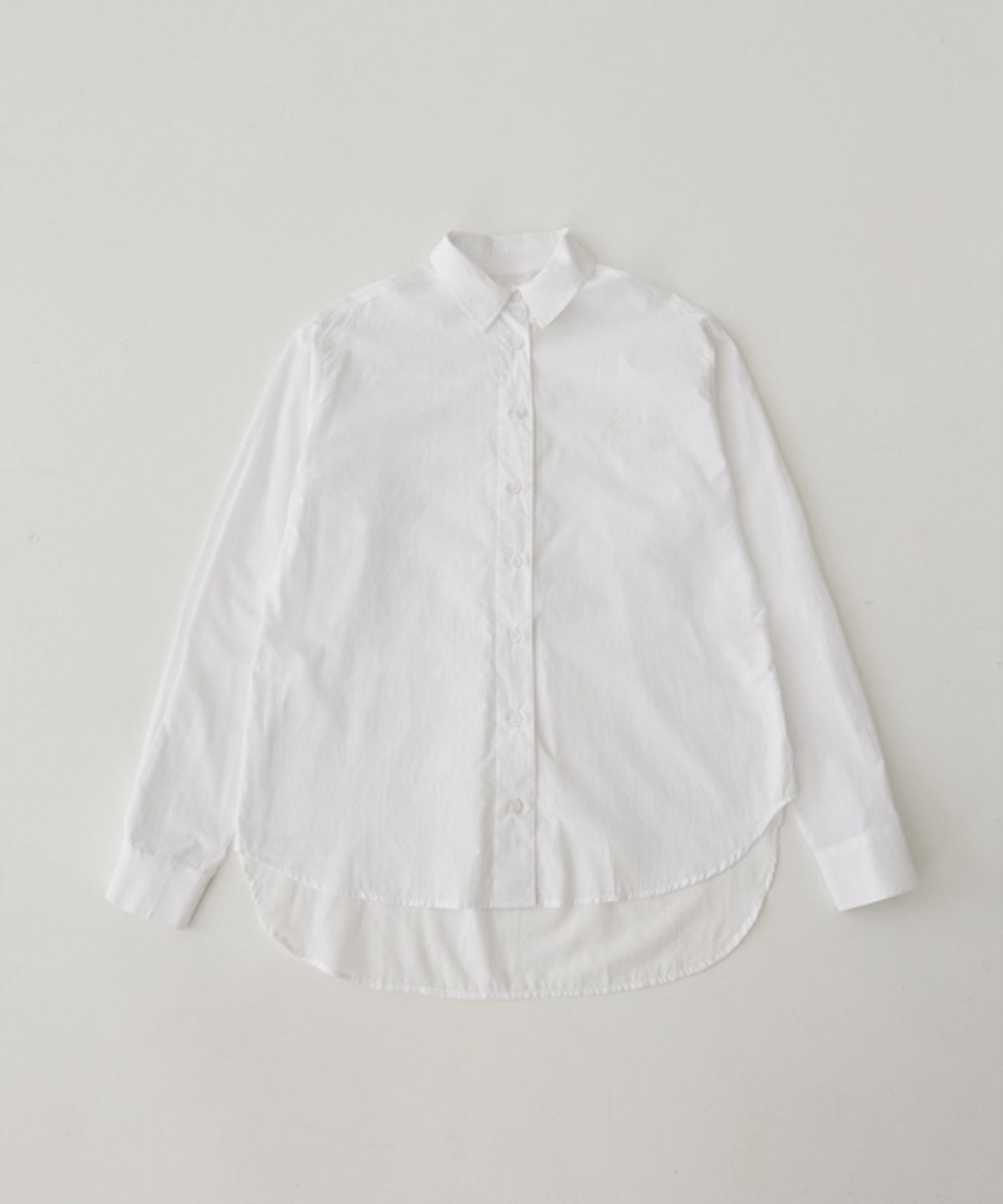 레이디 볼륨(LADY VOLUME) BASIC LOGO PLAY SHIRT_WHITE
