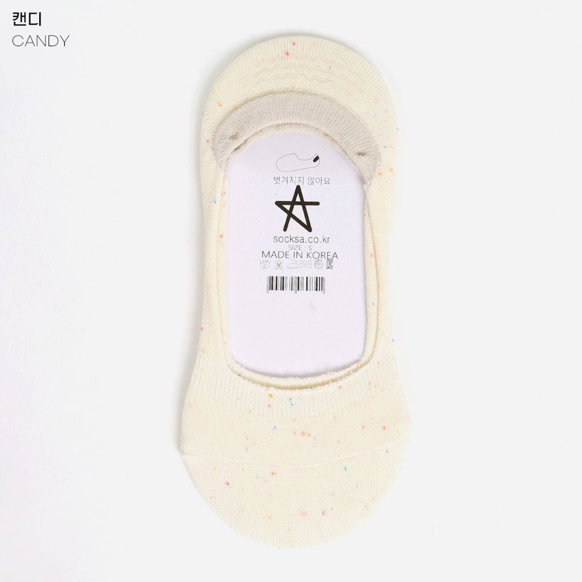 삭스에이(SOCKSA) [10PACK] U715 베이직 200N 캔디 더블밴드 리얼 페이크삭스 덧신