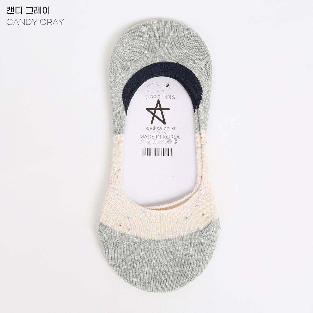 삭스에이(SOCKSA) [10PACK] U715 베이직 200N 캔디 더블밴드 리얼 페이크삭스 덧신