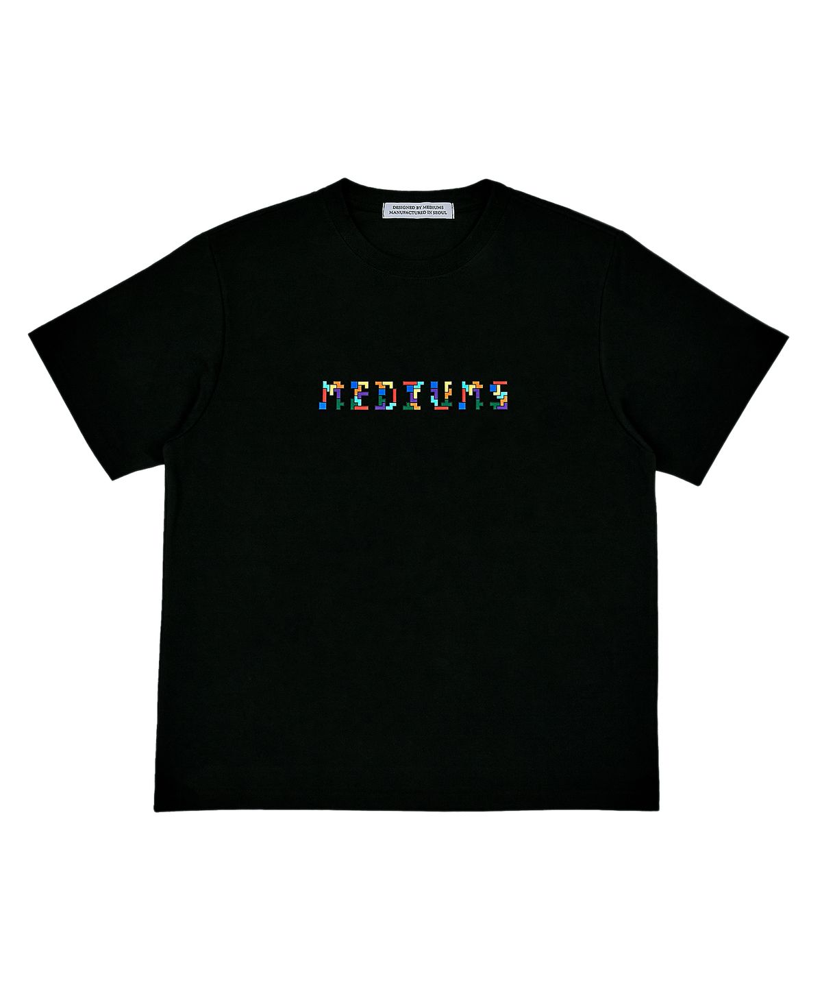 미디엄스(MEDIUMS) Tetris Logo T-Shirt (테트리스 로고 티셔츠)