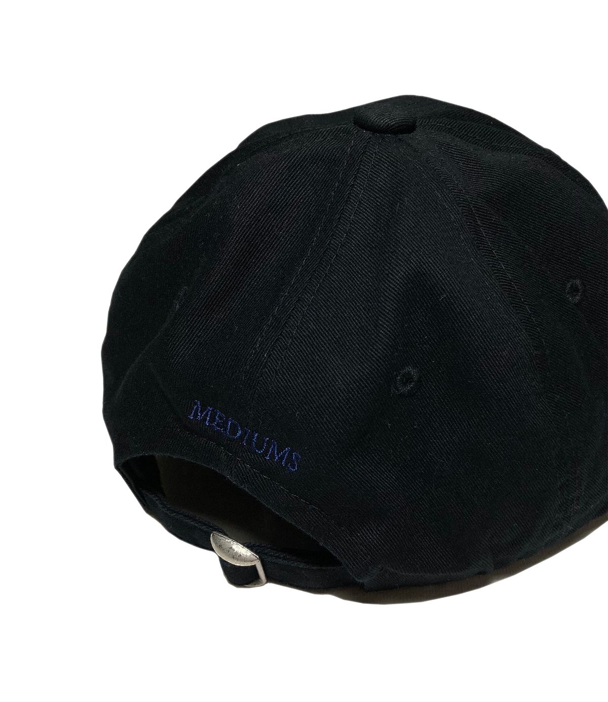 미디엄스(MEDIUMS) Lets talk about Death Ball Cap - Black/Navy (죽음에 관하여 자수 볼캡)