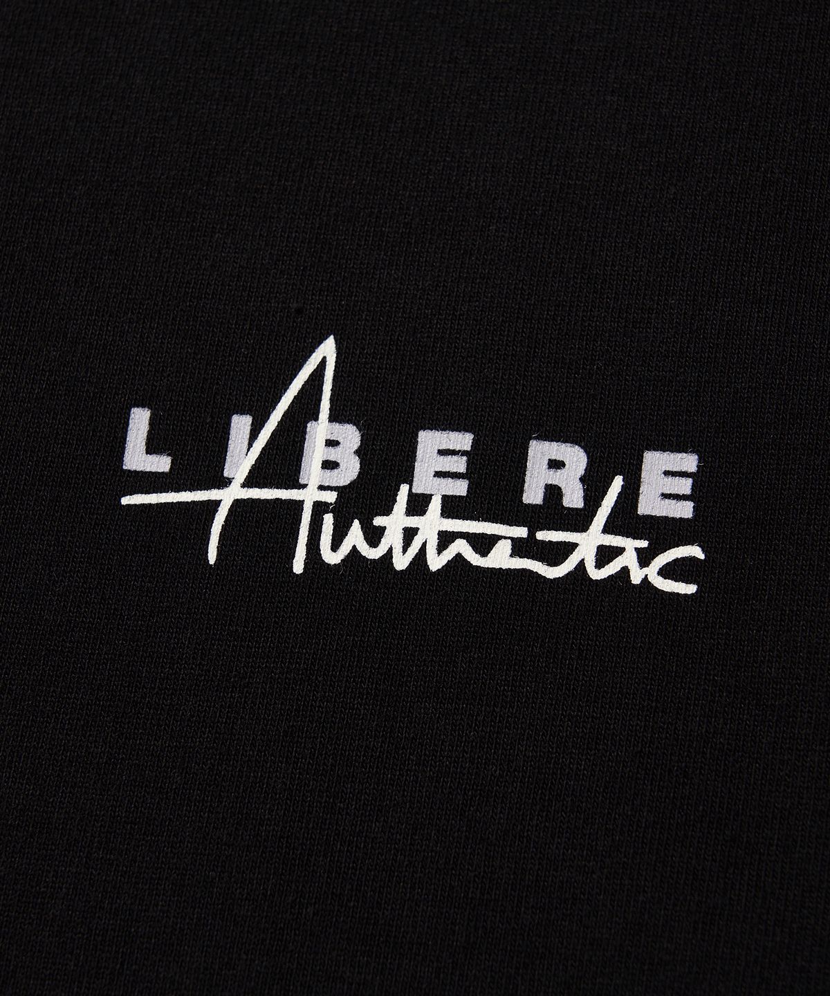 리베레(LIBERE) LIBERE AUTHENTIC LOGO TEE / BLACK
