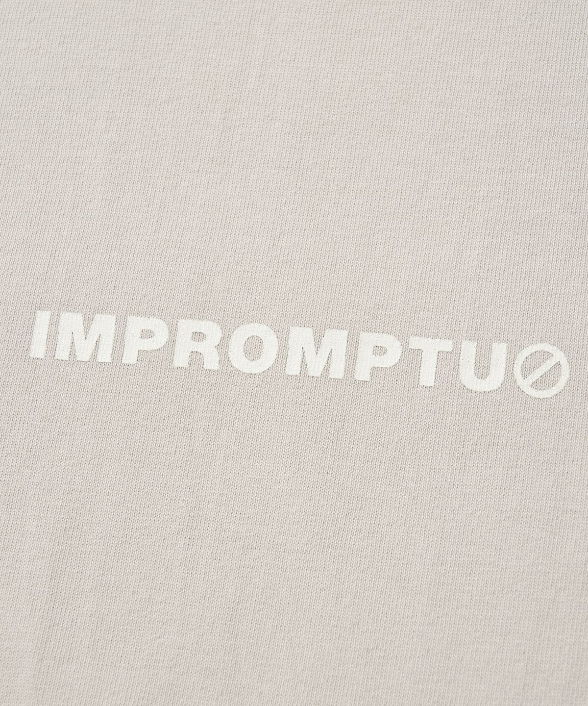 리베레(LIBERE) IMPROMPTU LOGO TEE / LIGHT GRAY