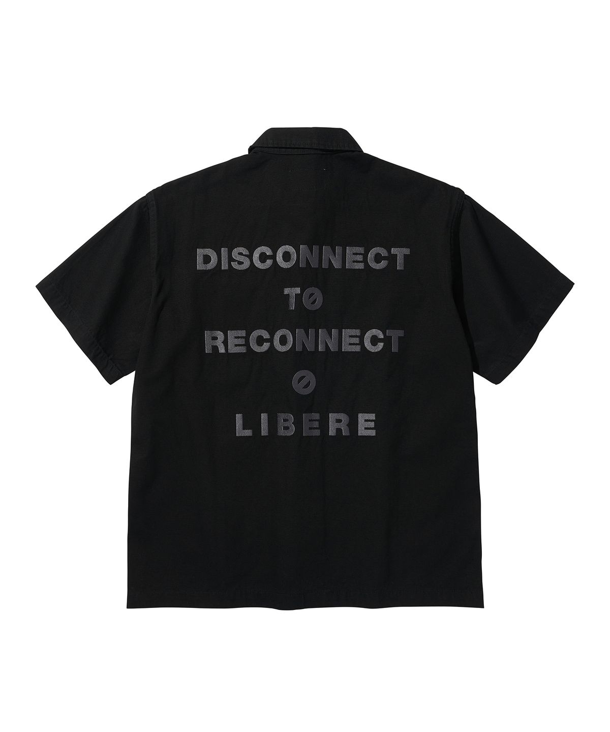 리베레(LIBERE) LIBERE SS JUNGLE SHIRTS / BLACK