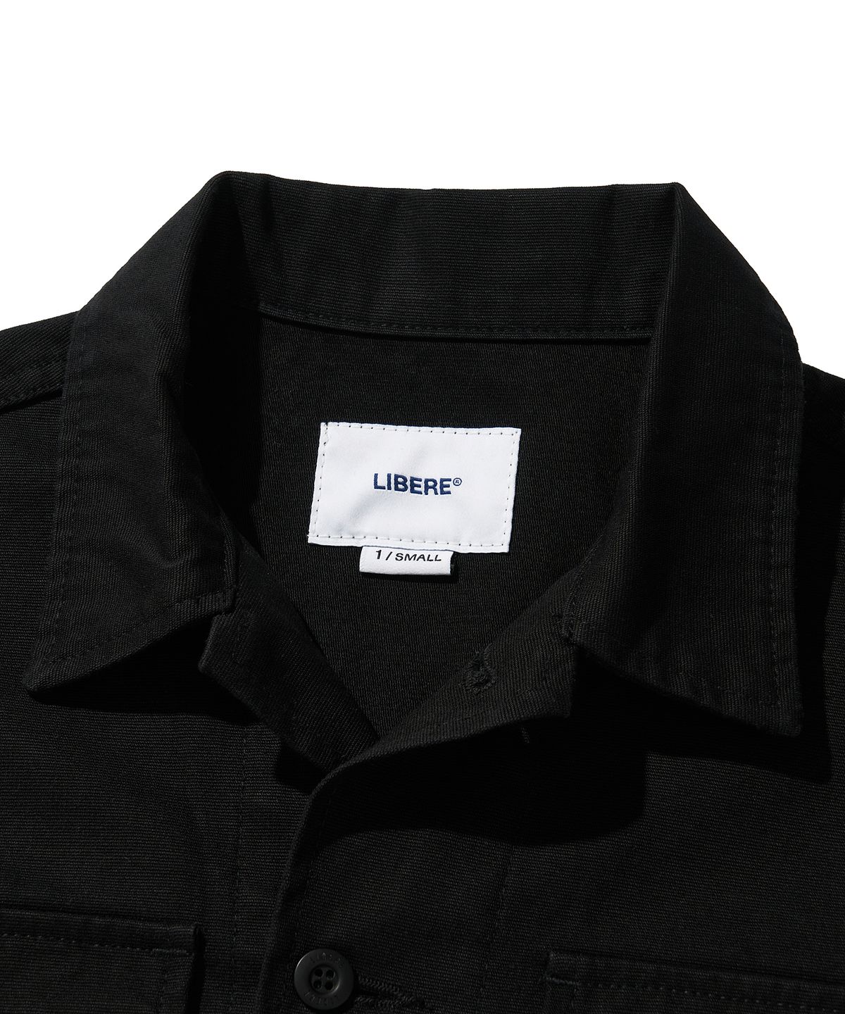 리베레(LIBERE) LIBERE SS JUNGLE SHIRTS / BLACK