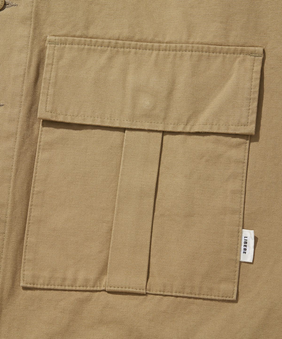 리베레(LIBERE) LIBERE SS JUNGLE SHIRTS / TAN