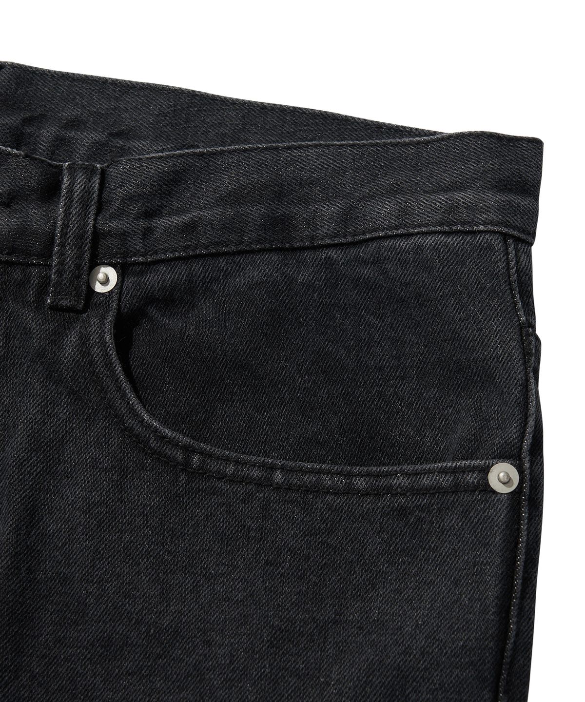 리베레(LIBERE) LIBERE DAMAGE VER2 DENIMPANTS / BLACK