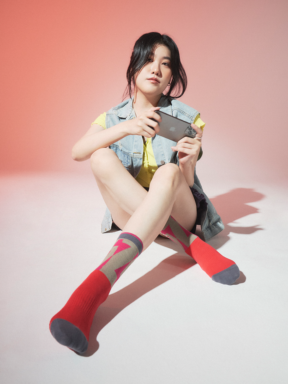 싹스오버왓에버(SOXOVERWHATEVER) Aesthetic Alternative Red [S] Quarter