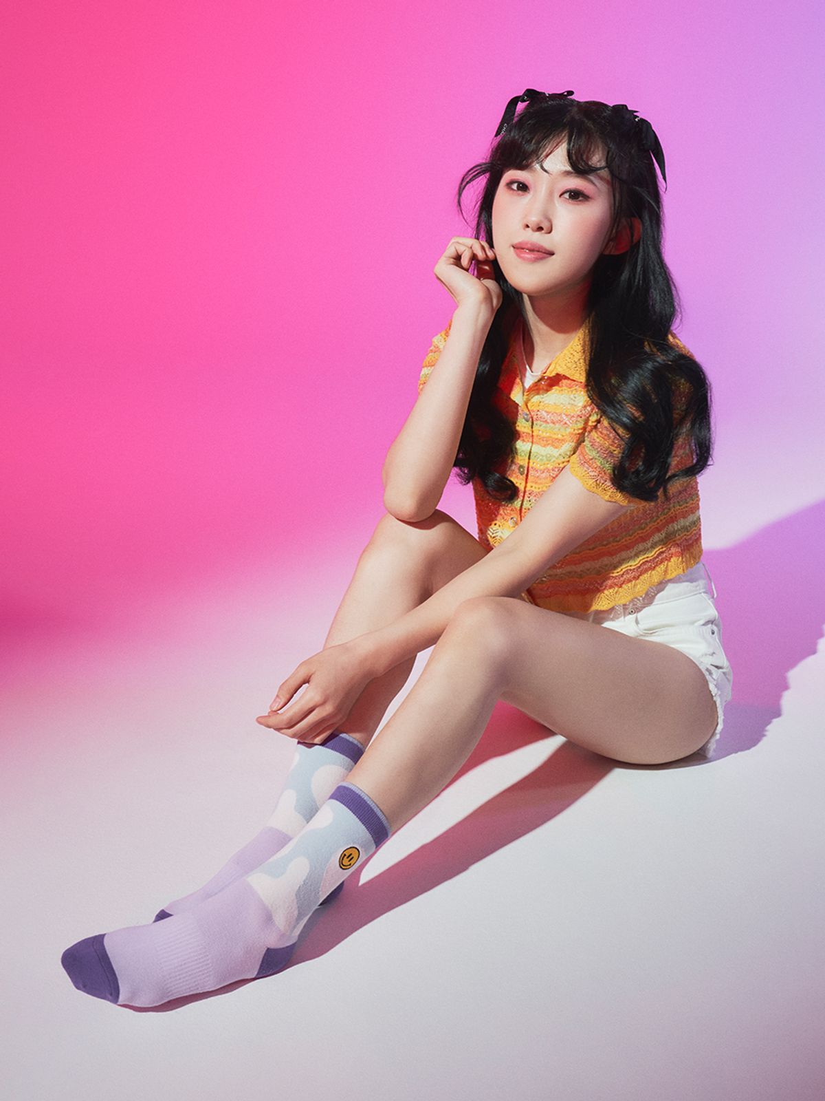 싹스오버왓에버(SOXOVERWHATEVER) Aesthetic Soft Heather Purple [S] Quarter