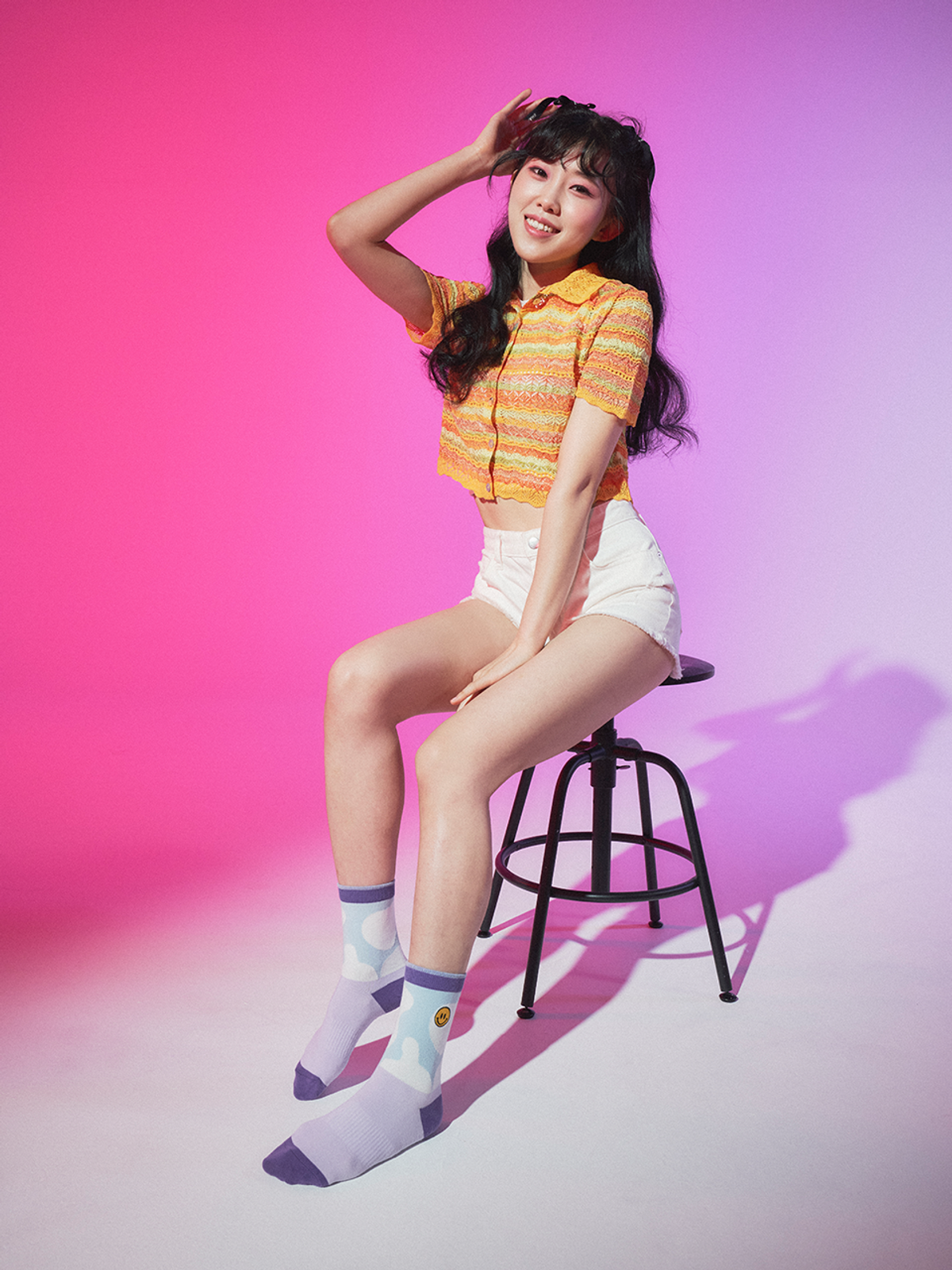 싹스오버왓에버(SOXOVERWHATEVER) Aesthetic Soft Heather Purple [S] Quarter