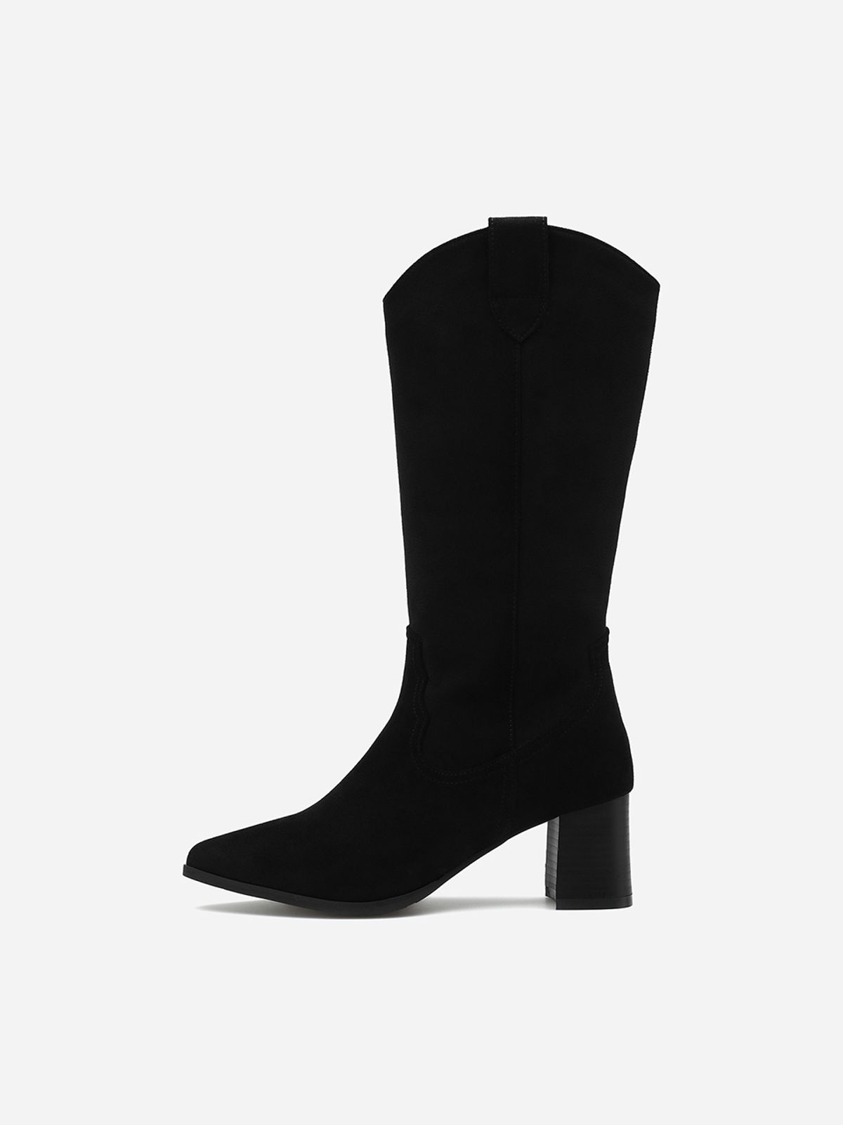 솔트앤초콜릿(SALT AND CHOCOLATE) [스웨이드 ver.추가] 포인티드 토 웨스턴 롱부츠 412148003 (6cm/3colors)