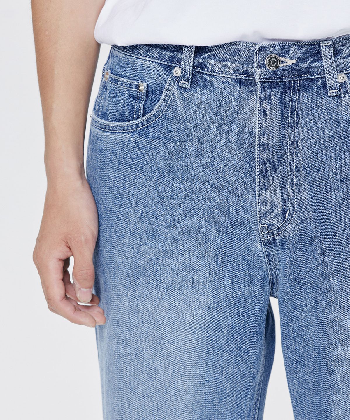 브랜디드(BRANDED) 608 HARD TWIST DENIM AFTER PARTY JEANS [WIDE STRAIGHT]